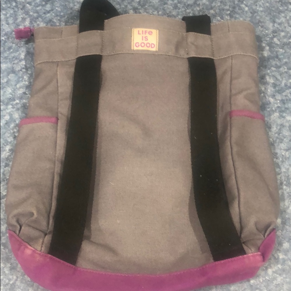 Life is good shoulder bag